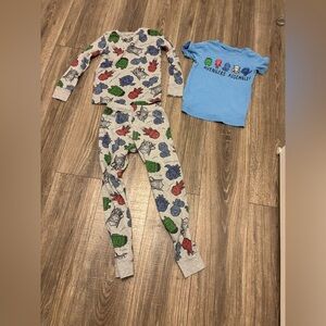 Marvel Spotted Zebra Avengers Kids Boys Pajama Set Size 8